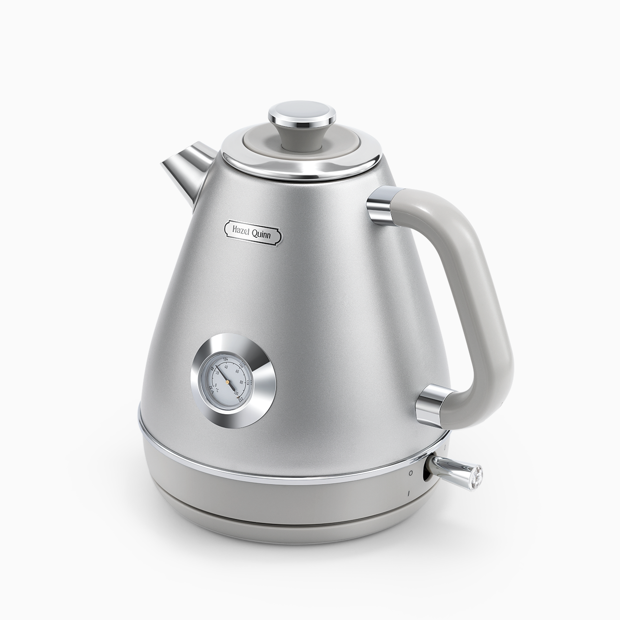 Space Gray Electric Kettle, with Food Grade 304 Stainless Steel, Dial ...