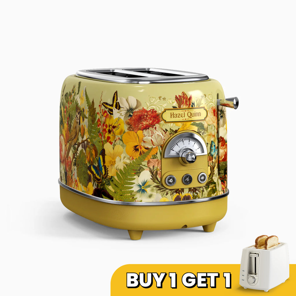 [1-for-1] Jointly-Designed 2-Slice Toaster by Eduardo Recife, with 6 Browning Dials, Sleek High Lift Lever  (Available in US)