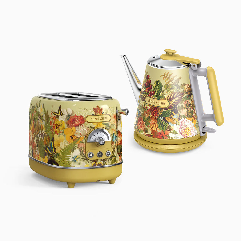 Upbeat] Jointly-Designed 1 Liter Electric Kettle and 2-Slice