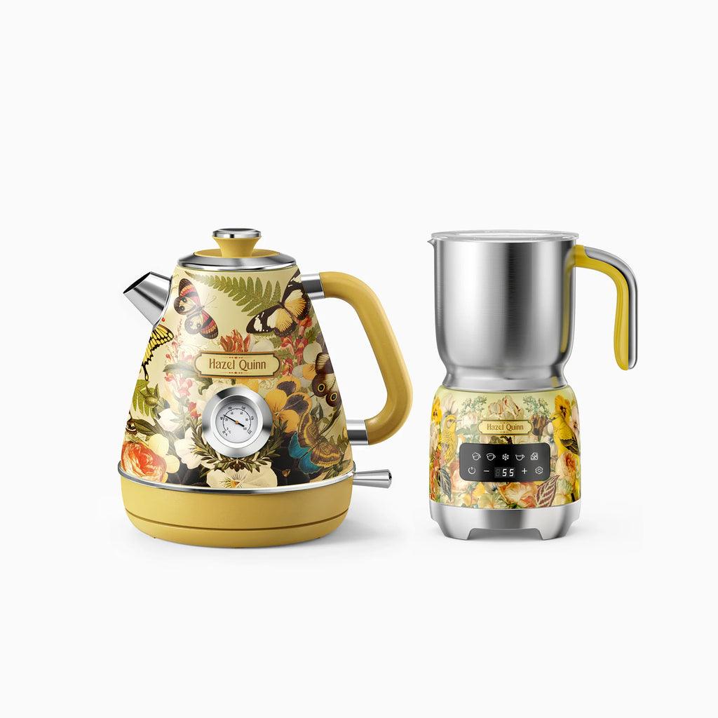 [Upbeat] Jointly-Designed Electric Kettle and Milk Frother Bundle (Available in US & EU)