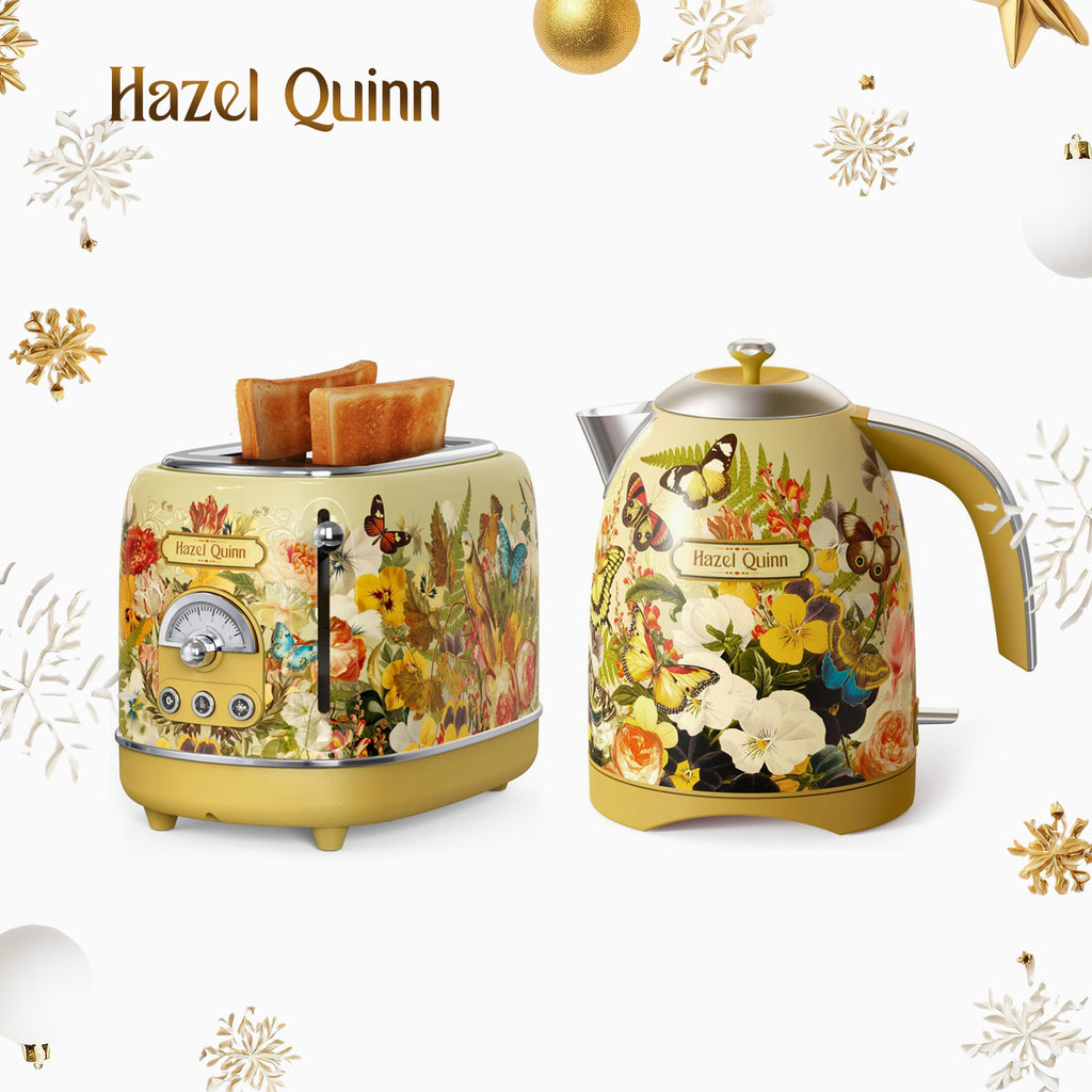 [VitaFlora] Jointly-Designed Electric Kettle and [Upbeat] 2-Slice Toaster Bundle (Available in US & EU)