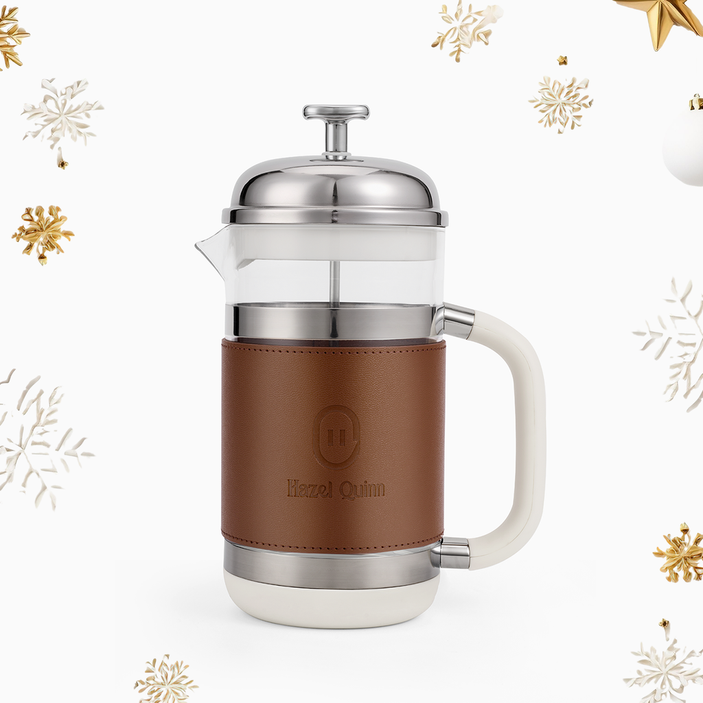 450ml/15oz French Press Coffee Maker, High-Heat Borosilicate Glass, 304 Stainless Steel (Available in the US, EU, AU)