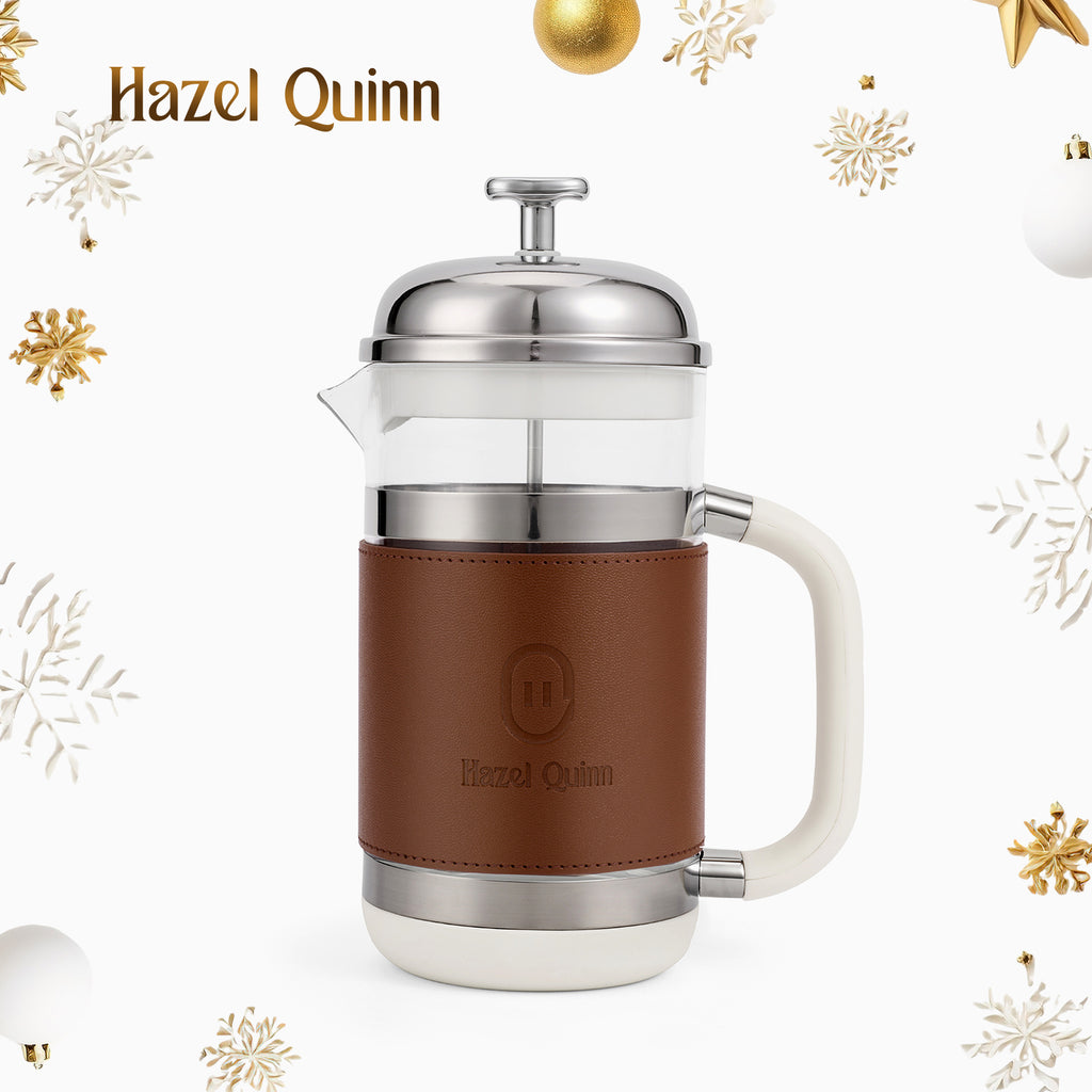 450ml/15oz French Press Coffee Maker, High-Heat Borosilicate Glass, 304 Stainless Steel (Available in the US, EU, AU)