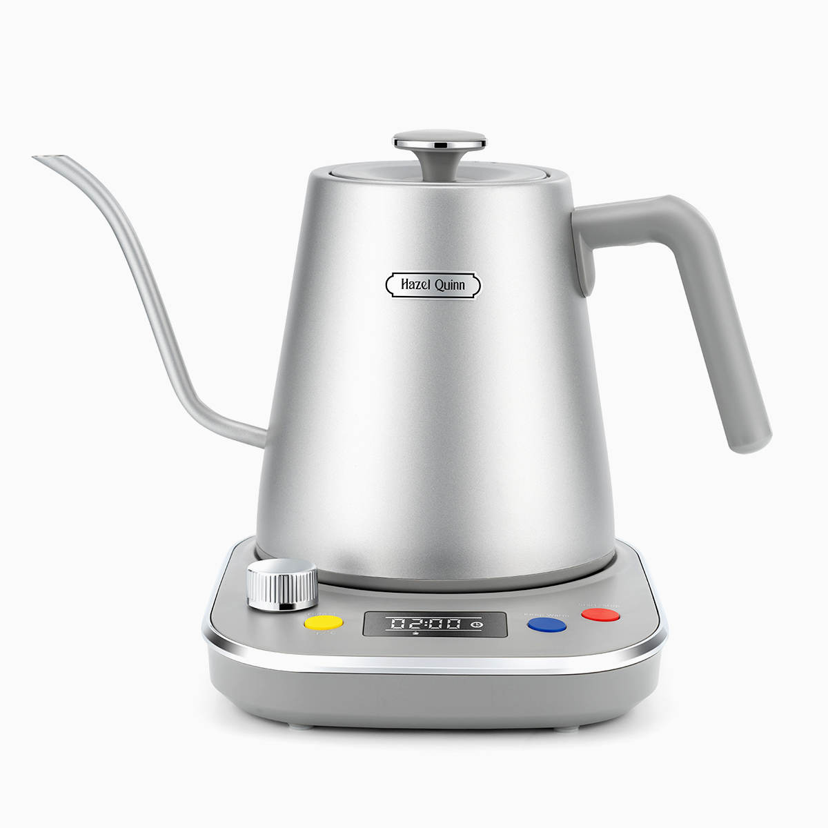 Hazel Quinn Electric Water Kettle with Thermometer Dial, Fast Boil, 1.7 L