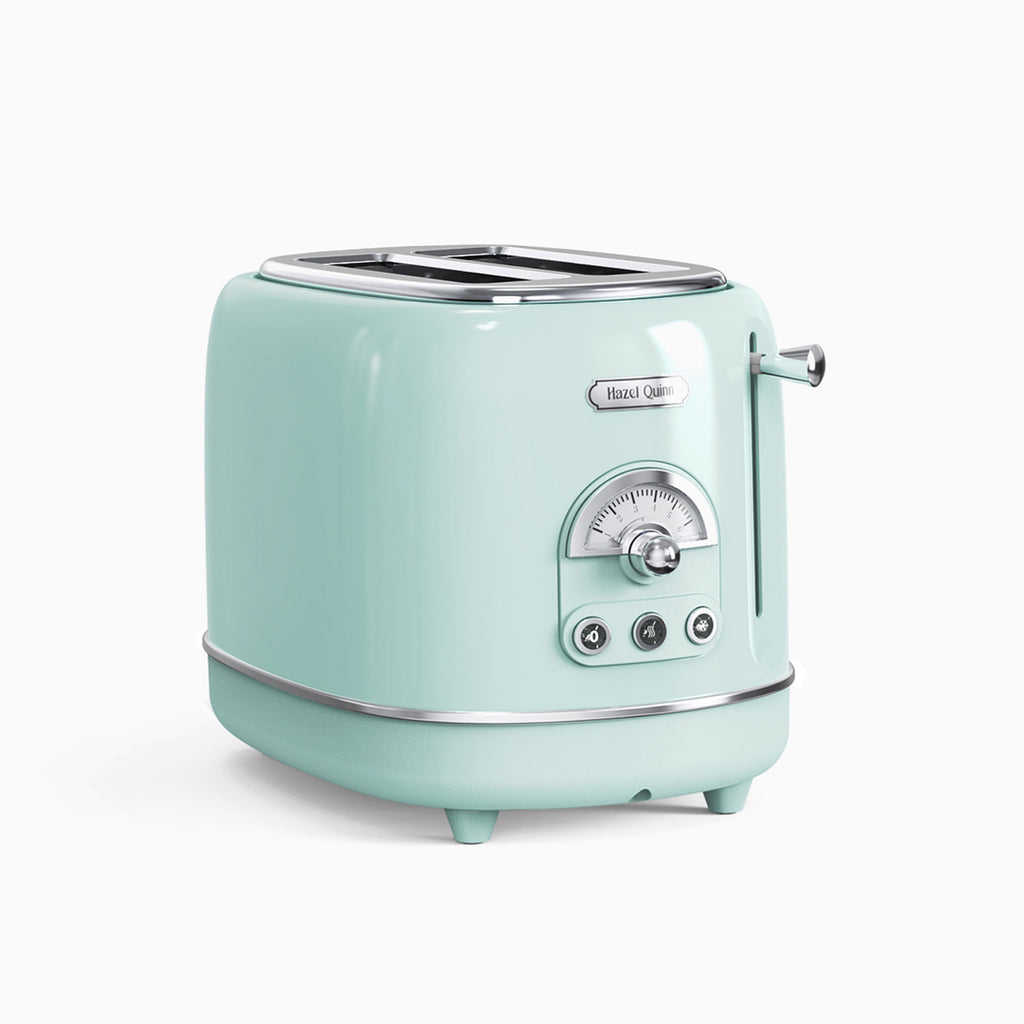 2-Slice Toaster, with 6 Browning Dials, Sleek High Lift Lever, Mint Green